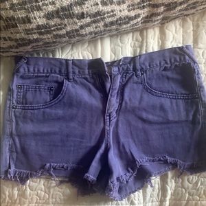 Free people denim shorts